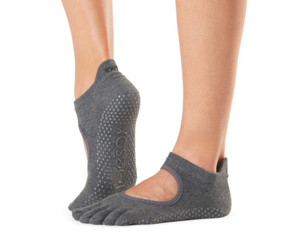 Ponožky na jógu Bellarina Charcoal Grey