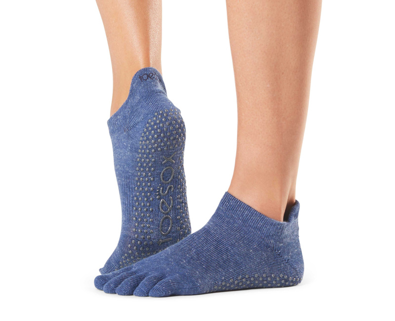 Ponožky na jógu nízké Navy Blue