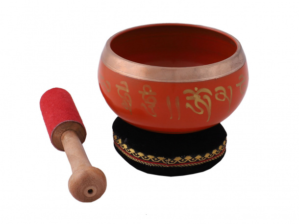 Tibetská mísa červená prům. 10 cm