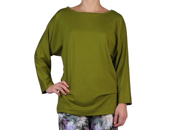 Top Oversize zelený