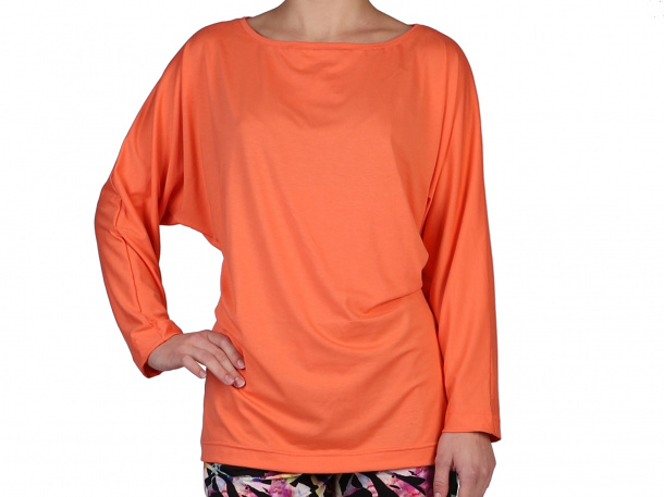 Top Oversize oranžový
