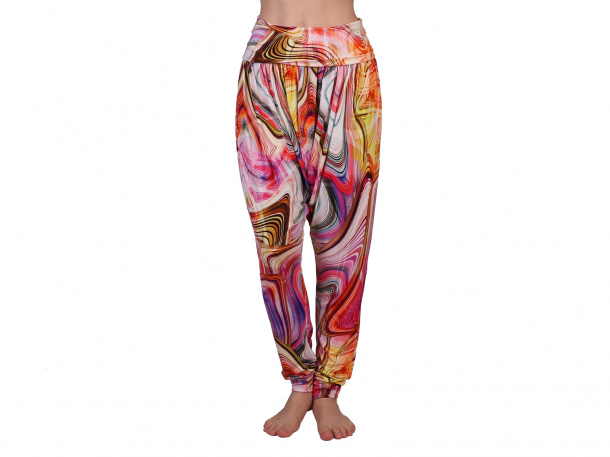 Kalhoty Harem Pink