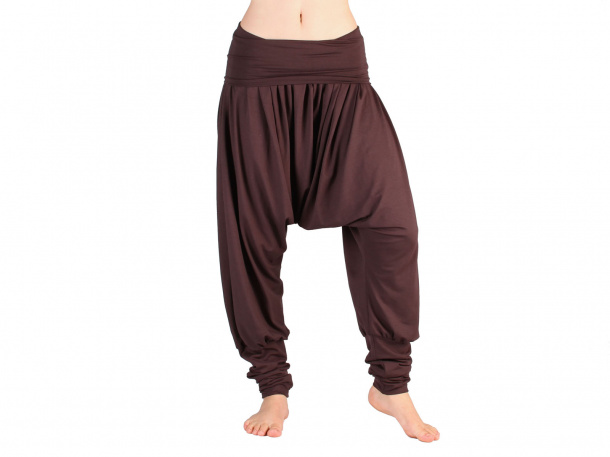 Kalhoty Harem Brown