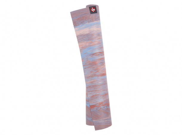 Manduka eKO SuperLite Travel Mat Deep Coral Marbled