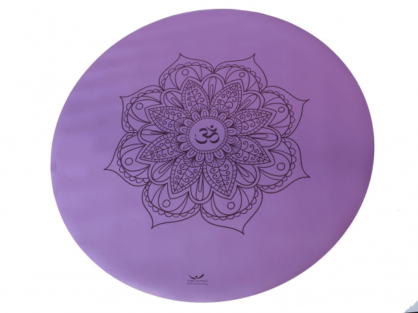 Yogacentrum PU podložka na jógu Round Purple 