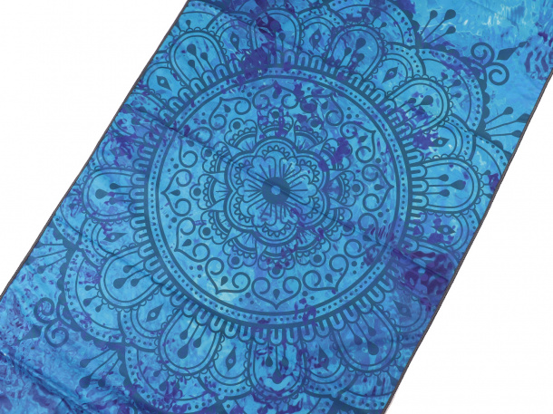 Protiskluzový ručník na jógu Mandala Ocean