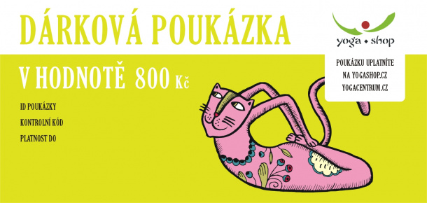 Dárková poukázka (800 Kč)
