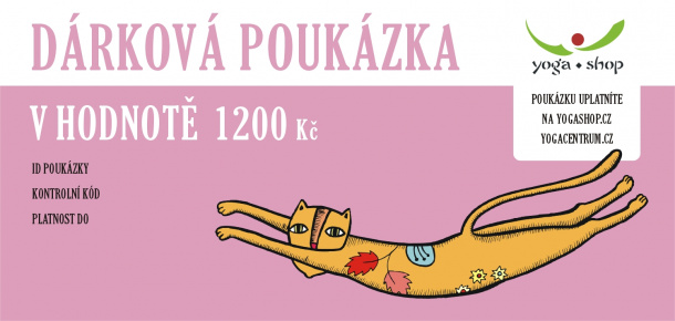 Dárková poukázka (1200 Kč)