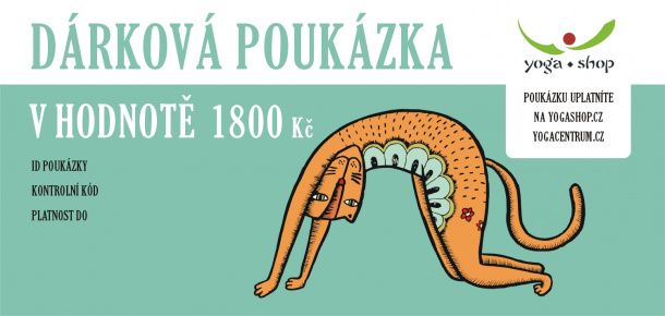 Dárková poukázka (1800 Kč)