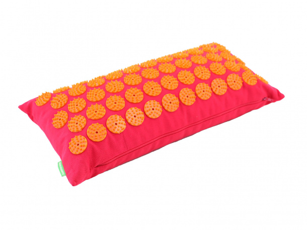 Akupresurní polštář Spike růžovo-oranžový