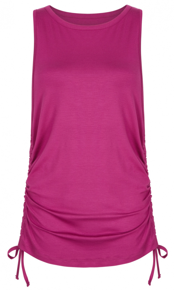 Top Gathered Vest Magenta