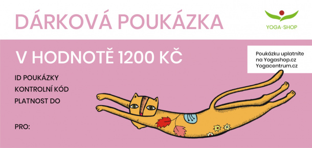 Dárková poukázka (1200 Kč)