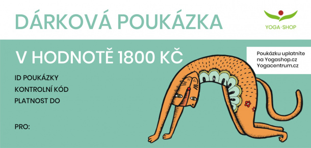 Dárková poukázka (1800 Kč)