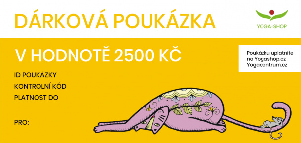 Dárková poukázka (2500 Kč)