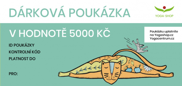 Dárková poukázka (5 000 Kč)