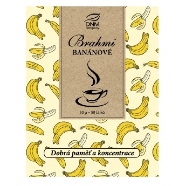 Brahmi banánové ajurvédské kafe