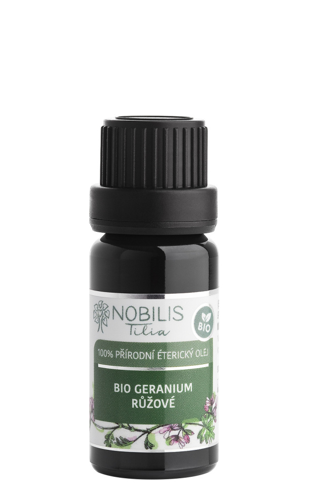 Éterický olej bio Geranium růžové (bourbon) 