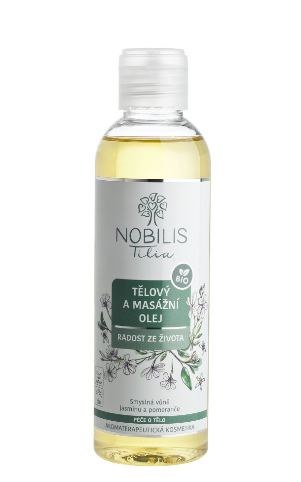 Tělový a masážní olej Radost ze života: 200 ml 