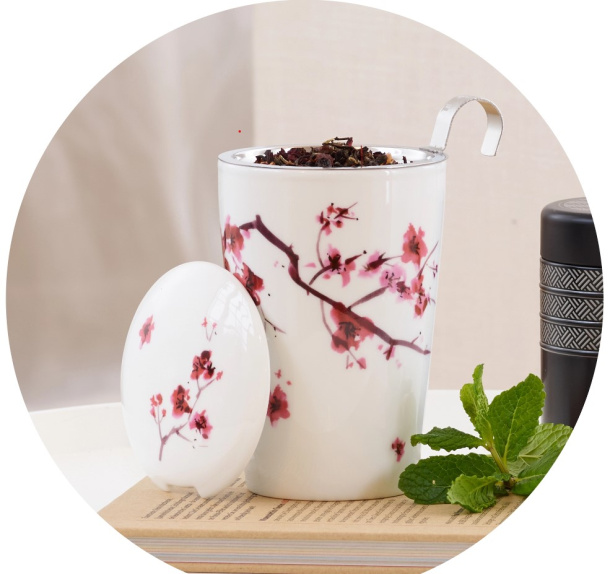 Porcelánový hrnek Teaeve Cherry Blossom