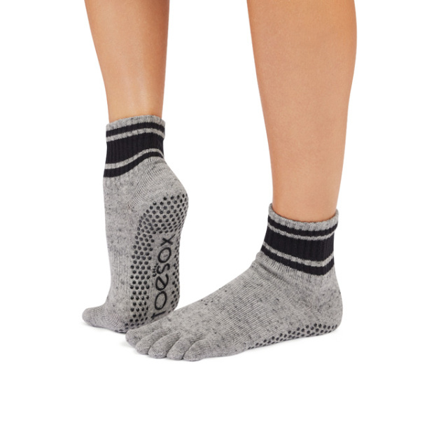 Ponožky na jógu Melody Grey Speckle