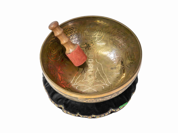 Tibetská miska 7 Chakras prům. 35 cm