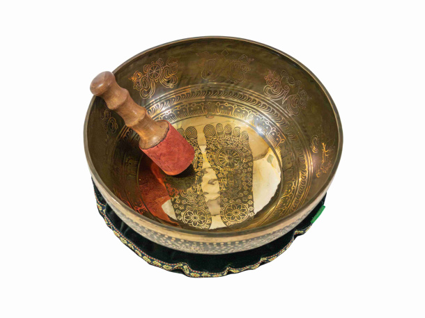 Tibetská miska Buddhas Feet