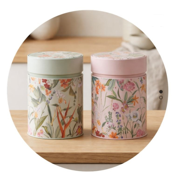 Nerezová dóza na čaj Mira na 500gr