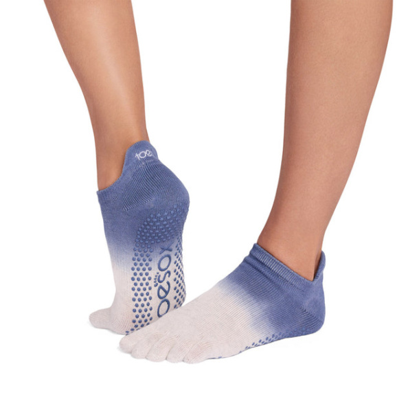Ponožky na jógu nízké Soft Blue Ombre 
