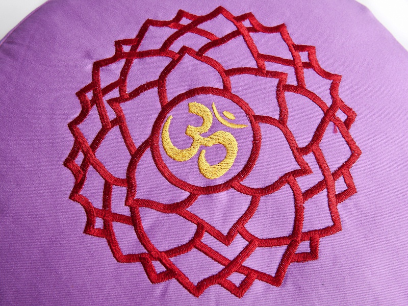 Meditační polštář Rondo fialový