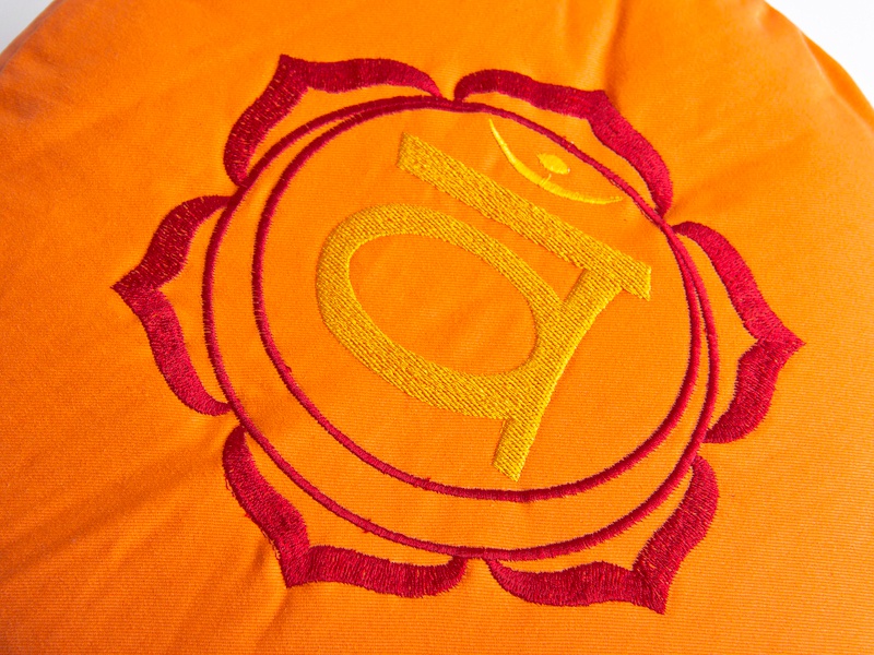 Meditační polštář Rondo oranžový