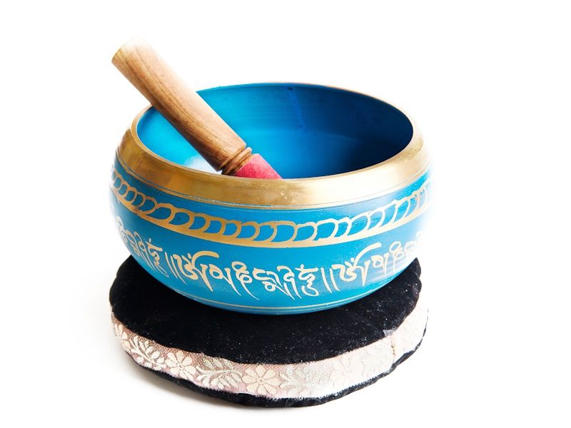 Tibetská mísa modrá prům. 19 cm