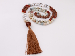 Mala howlite a amazonit