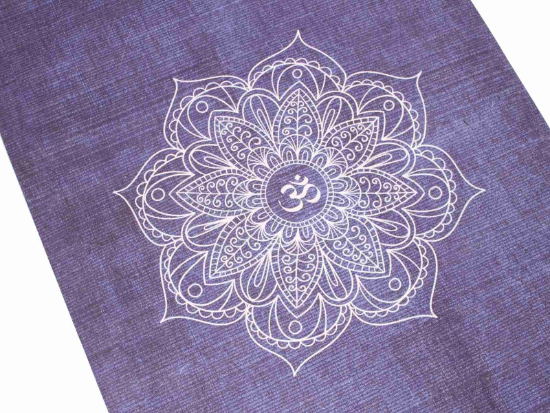 Designová podložka na jógu White Mandala