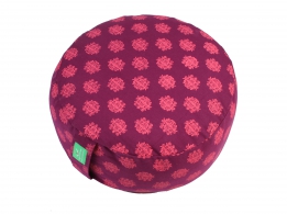 Meditační polštář Rondo s potiskem lila
