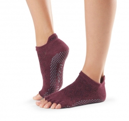 Ponožky na jógu bezprsté nízké Vixen