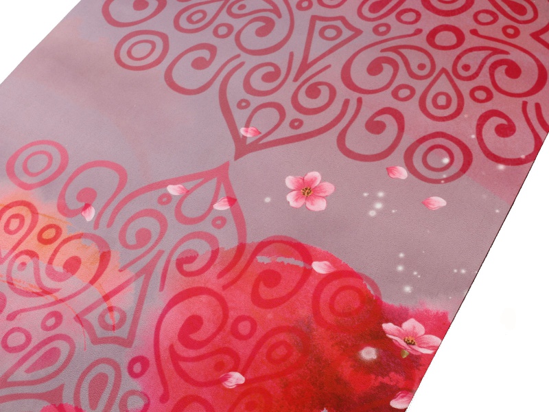 Designová podložka na jógu Mandala Pink