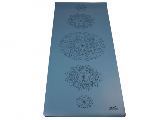 Yogacentrum PU podložka na jógu Mandala Blue