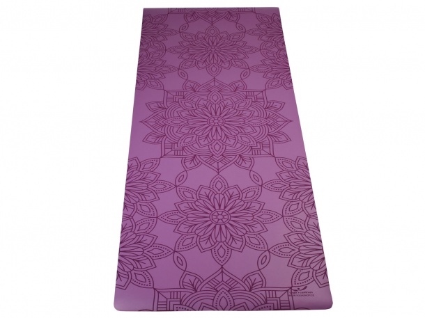 Yogacentrum PU podložka na jógu Mandala Mosaic Purple