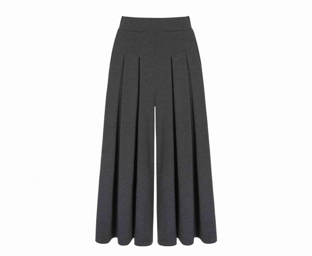 Kalhoty Chi Culottes Dark Grey