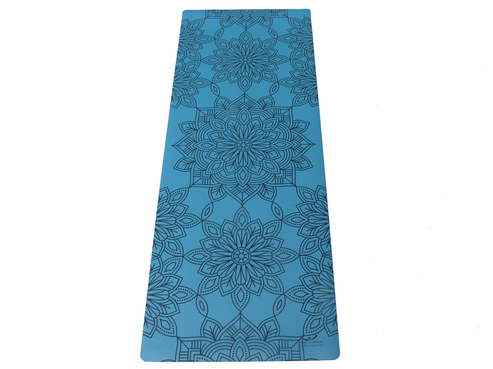 Yogacentrum PU podložka na jógu Mandala Mosaic Blue