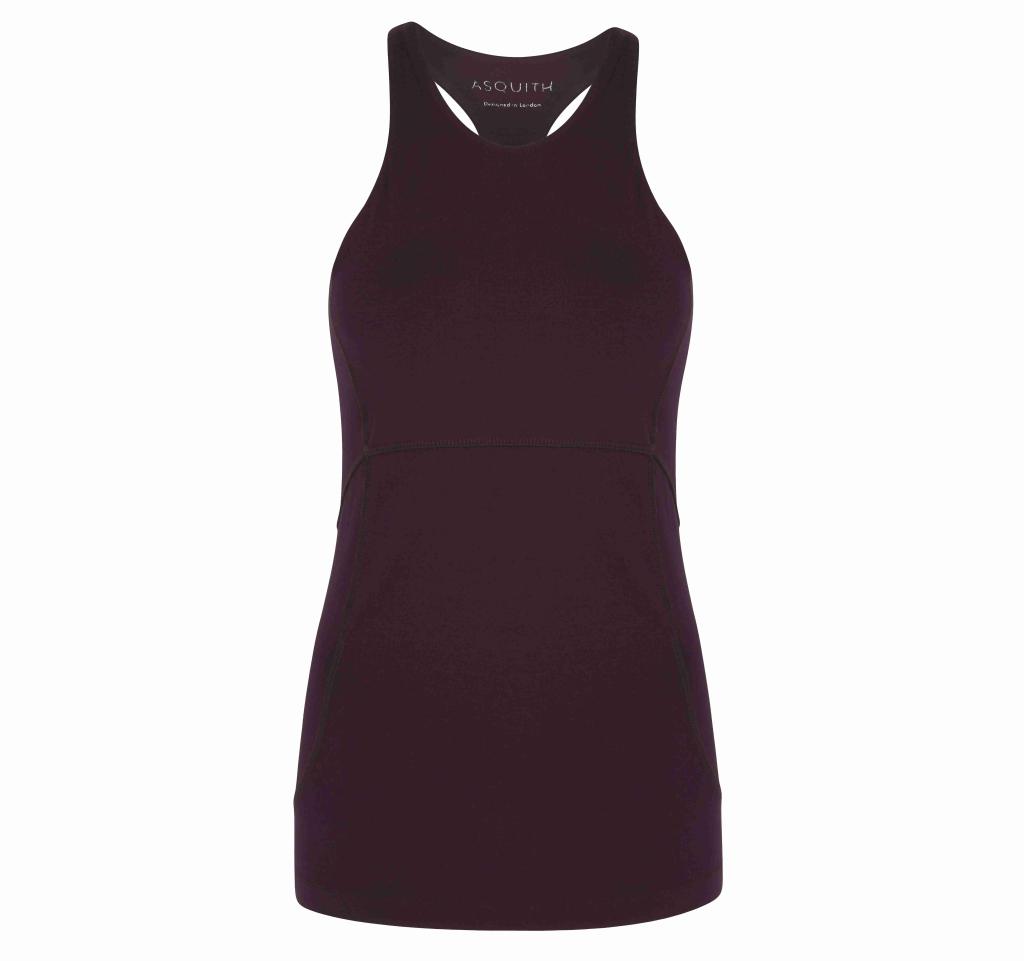 Top na jógu Radiance Racer Mulberry