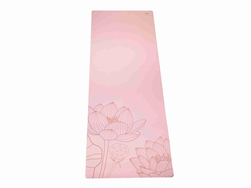 Yogacentrum PU podložka na jógu Rose 1.5mm