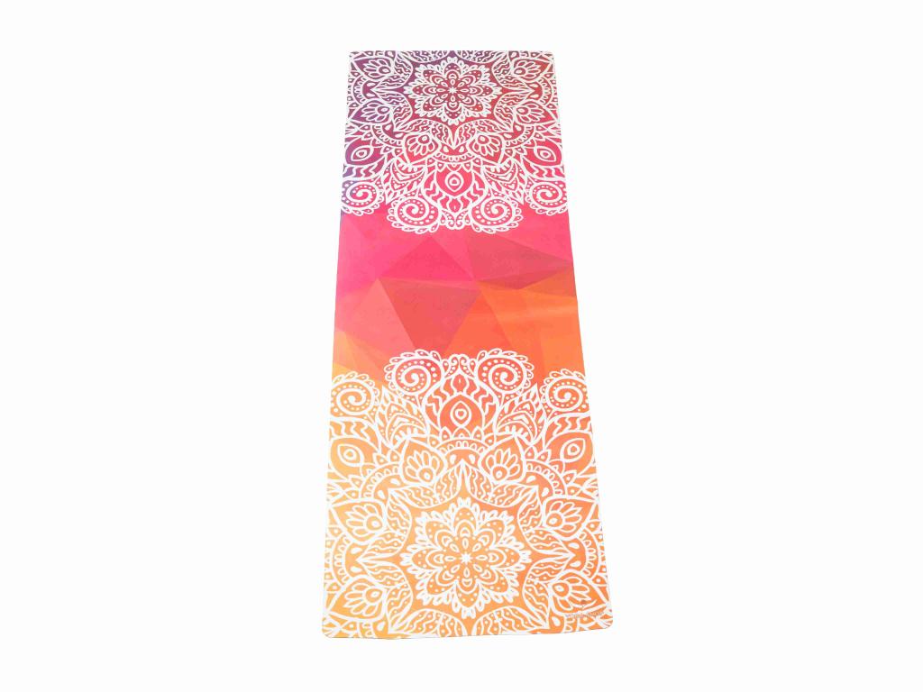 Cestovní designová podložka na jógu Mandala Ombre