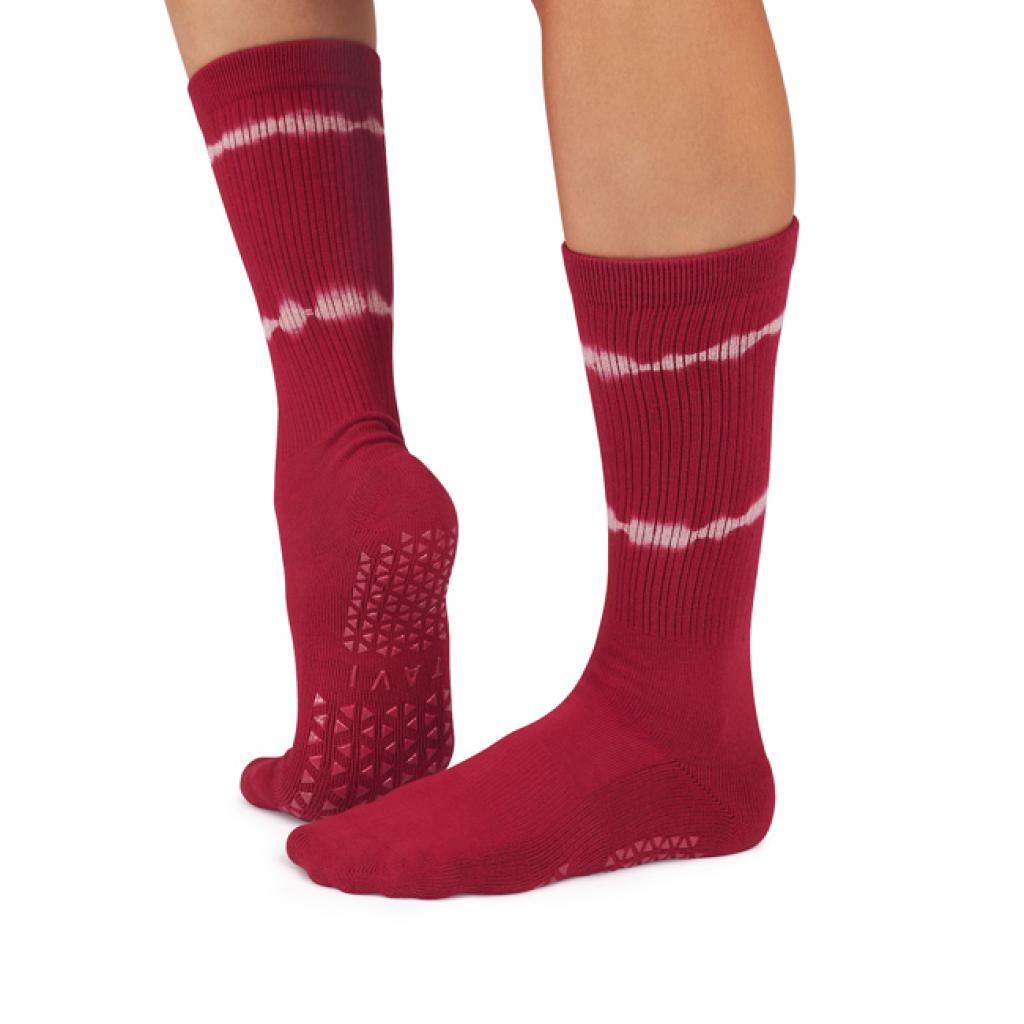 Ponožky na jógu Tavi Kai Ruby Tie Dye Stripe