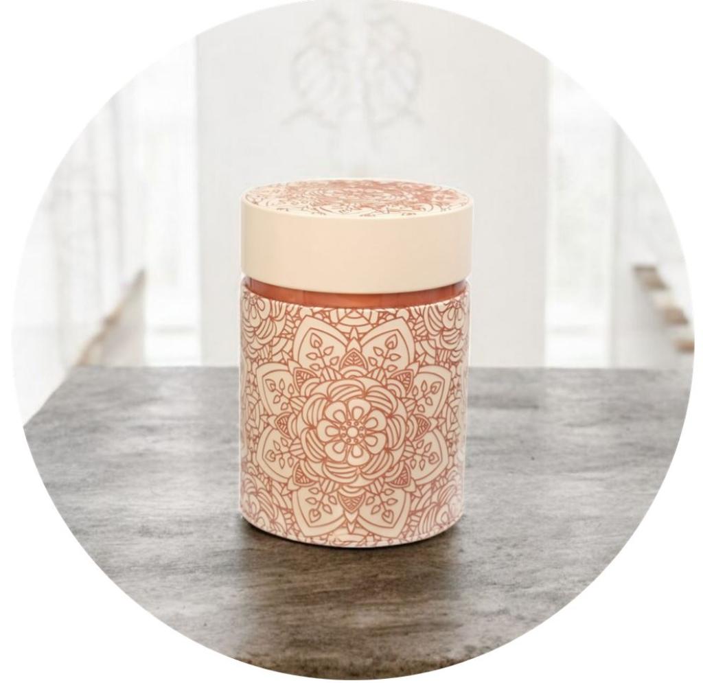 Nerezová dóza na čaj Mandala Powder
