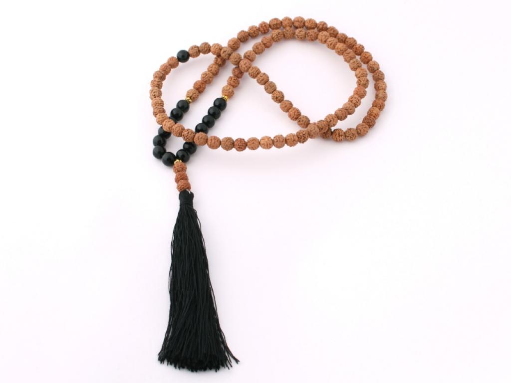 Mala rudrakša a onyx