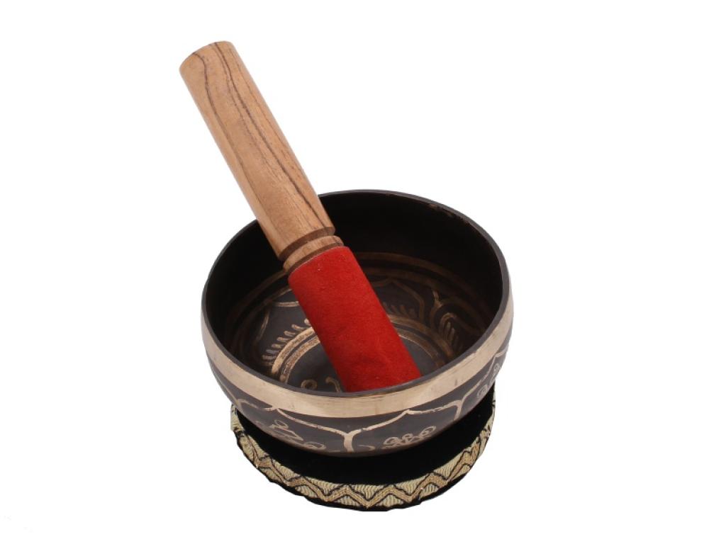 2. Tibetská mísa leptaná černá