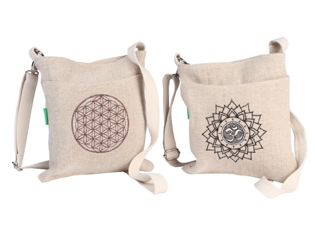 Jutová taška Flower of life